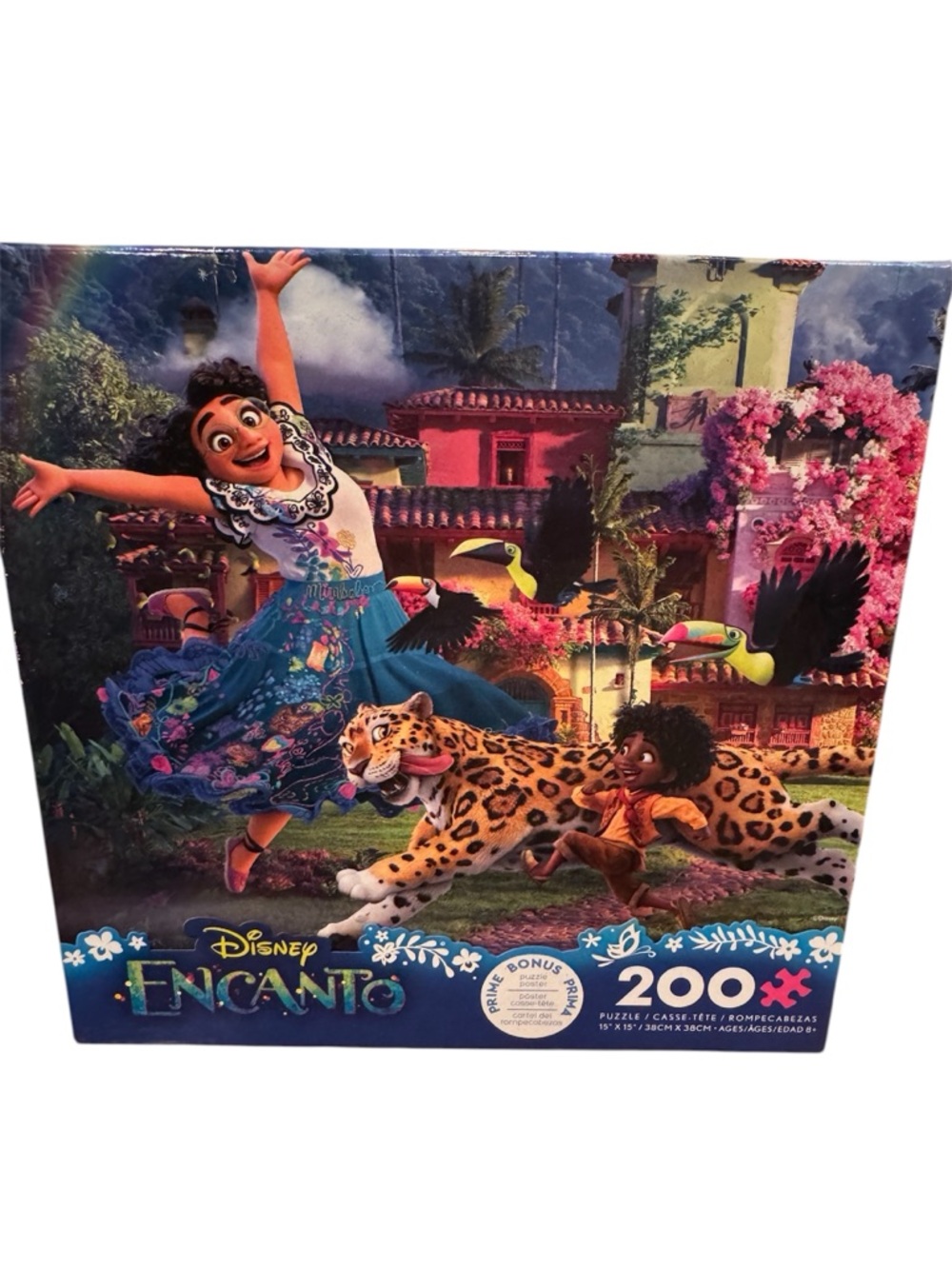 Disney Encanto Puzzle — Vibrant Blue, Pink, Green Artwork